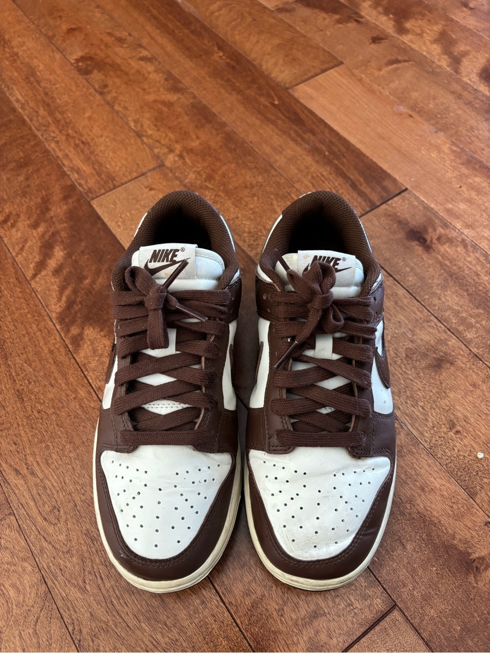 brown nike dunks size 7 women’s.
